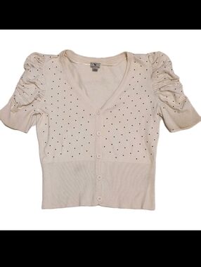 Worthington Cream Knit Sweater with Branded Tag